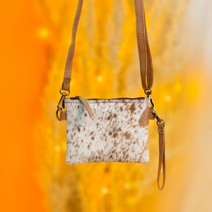 Sac à bandoulière en cuir véritable Walla luxueux pour femme, 100% cuir véritable, sangle simple, broderie, portable, résistant à l'eau, antivol, fermeture éclair - Product Image 4
