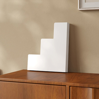 Supports de présentation ronds pliables modernes avec étagères coulissantes pour magasins et expositions - Diviseur portable en papier kraft