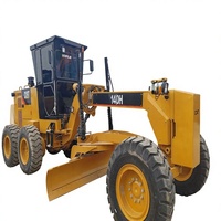 Niveleuse à moteur Caterpillar CAT 140H d'occasion, moteur d'origine 3306, machine de construction routière, machine de nivellement du terrain, prête en stock