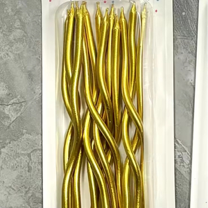 Bougies d'anniversaire courbées en gros, bougies décoratives pour pâtisserie, décorations de gâteaux, bougies pour gâteaux de mariage et d'anniversaire - Product Image 4