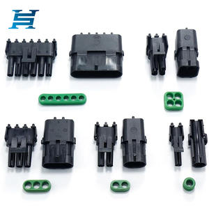 258 шт. в коробке 1-6Pin Водонепроницаемый Автомобильный Электрический Разъем жгут проводов свечи зажигания - Product Image 1