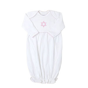 <span class=keywords><strong>Camicia</strong></span> <span class=keywords><strong>da</strong></span> <span class=keywords><strong>notte</strong></span> in <span class=keywords><strong>cotone</strong></span> puro bianco monogramma per bambini - Product Image 2