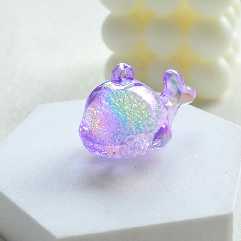 Baleine à bulles violette