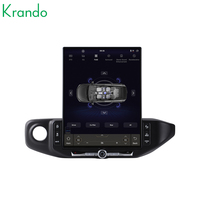 Autoradio Android Krando 16,2 pouces style Tesla pour Jeep Wrangler JL 2018-2021, Android Auto, Carplay, lecteur multimédia, BT 4G