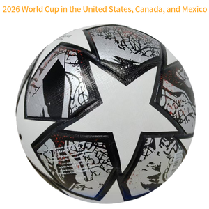 Ensemble de ballons de football Édition Coupe des Nations 2026 pour l'entraînement en équipe et la simulation de match - Product Image 1