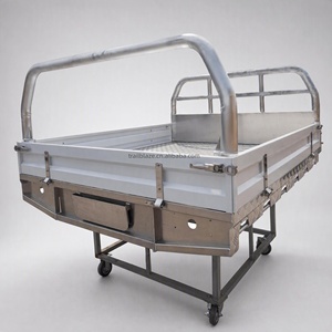 Plataforma de Aluminio de 3.0mm para Camioneta con Cabecera de Tubo Redondo y Soporte Trasero, 2100mm, Personalizable, con Cajón Deslizable - Product Image 5