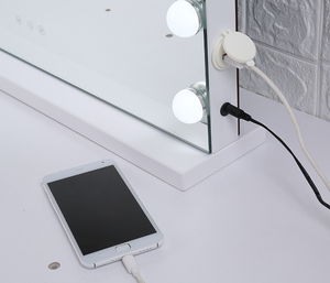 Bán buôn Dimmable dẫn Bóng đèn hình chữ nhật trang điểm Vanity gương 58x46cm một mặt sáng Magnifying Tính năng 15 màu sắc - Product Image 6