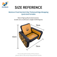 Fauteuil gonflable portable anti-rayures, fauteuil moderne pour se détendre, camping, événements, maison et loisirs en plein air