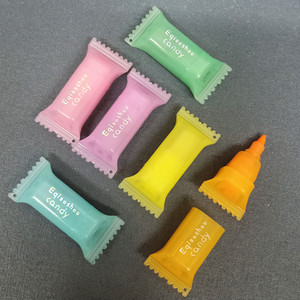 Bonbons mignons carton créatif surligneur couleur marqueur stylo mini stylo fluorescent pour enfants cadeau - Product Image 5