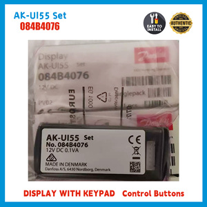 ชุด AK-UI55 รุ่นดั้งเดิม 084B4076 จอแสดงผลระยะไกลพร้อมปุ่มกด 084B4079 ชุดสายเคเบิล 6 เมตร สำหรับตัวควบคุมอุณหภูมิ AK-CC55 - Product Image 2