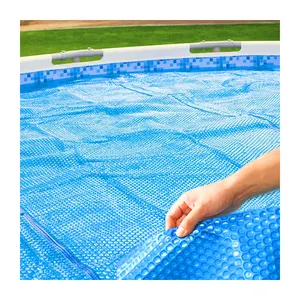 Color Customized PE Big Swimming Pool Cover Solar Cover Swimming Pool Cover Bubble