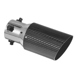 Carbon Fiber Motorcycle Exhaust Muffler Pipe Housing Carbon Fiber Slip-on Muffler Housing