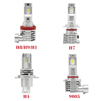 2 Pcs/Set SUNKIA 1860 LED Plug and Play pour voiture Led Light H4 H7 HB3 9005 HB4 9006 H8/H9/H11/H16JP Halogène Taille Haute Qualité