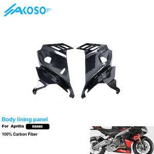 Accesorios modificados para motocicleta de fibra de carbono AKOSO, panel de revestimiento de carrocería, cubierta protectora de carenado para <span class=keywords><strong>Aprilia</strong></span> <span class=keywords><strong>RS660</strong></span> 2021 2024 - Product Image 1