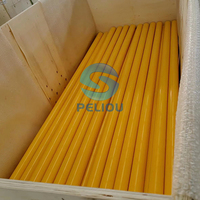 Barre ronde en polyéthylène, tige en plastique PE solide pour machine CNC