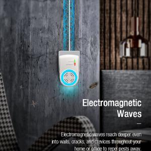 Dispositif de répulsif antiparasitaire de souris à ultrasons en plastique ABS emballé dans une boîte électrique solide efficace pour les insectes rats moustiques cafards - Product Image 6