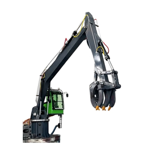 8.8m 붐 길이 360 °   회전식 고정 베이스 전동 유압 크레인 (스크랩 및 자재 운반용) - Product Image 1