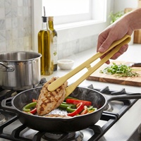 Pince à steak en silicone de qualité alimentaire résistante aux hautes températures et anti-brûlure, pince à barbecue et à pain personnalisable pour légumes, trace de traceurs ajoutée