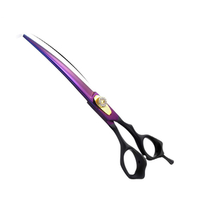 Ciseaux de coiffure professionnels en acier inoxydable, lame tranchante, manche moyen, pour droitiers, ciseaux de coupe de cheveux pour salon - Product Image 3