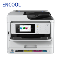 Nouvelle imprimante jet d'encre couleur sans fil haute vitesse WorkForce Pro WF-C5890 tout-en-un avec fax et impression recto verso automatique pour entreprises