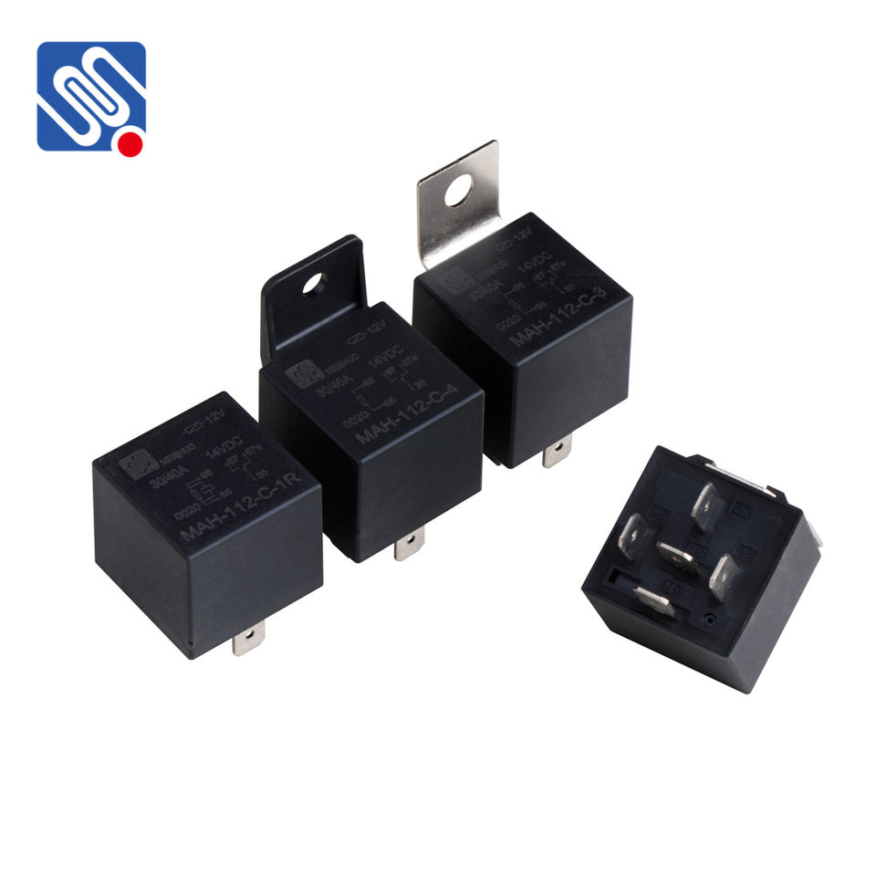 Meishuo MAH 12V 40A SPST 4 Pin New Small Car Relay Model JD1912