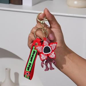 Llavero de PVC de la Serie <span class=keywords><strong>Stranger</strong></span> <span class=keywords><strong>Things</strong></span>, Nuevo Lanzamiento al por Mayor, Precio Accesible, Regalo Sorpresa para Niños y Adultos, Decoración para Bolsos - Product Image 2