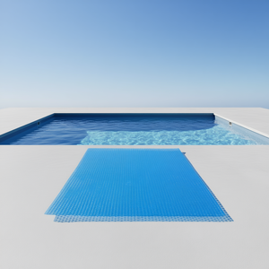 ผ้าคลุมสระว่ายน้ำสีน้ำเงิน ขนาด 36 x 18 ฟุต หนา 16 มิล สำหรับสระว่ายน้ำแบบฝังดิน เพื่อให้ความร้อนและประหยัดพลังงาน - Product Image 2