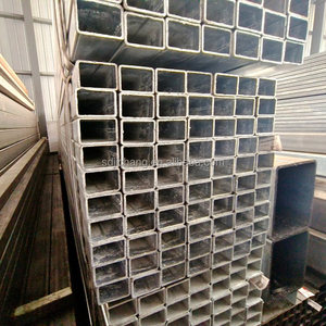 Tubes carrés en acier creux noir, section carrée, <span class=keywords><strong>tube</strong></span> rectangulaire en acier 80 * 40, poteau pour clôture - Product Image 6