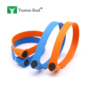Sceau de sécurité fixe en plastique <span class=keywords><strong>Yuston</strong></span> YTPS508 200 mm, inviolable, à usage unique, à serrage progressif, avec logo personnalisé gravé au laser et code QR - Product Image 4