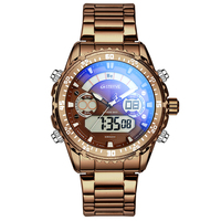 Montres pour hommes STRYVE, marque de luxe, montres de sport en acier pour hommes, montre à quartz numérique étanche, Relogio Masculion