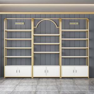 LE Hair <b>Salon</b> Shelf Display Cabinet Beauty <b>Salon</b> Multi-layer Storage Rack Cosmetics Display Rack - Product Image 4