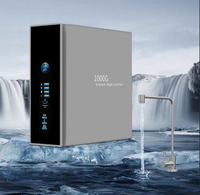 Purificateur d'eau par osmose inverse sous l'évier de haute qualité Affichage TDS Débit de 1000 GPD Indicateur de durée de vie du filtre Hôtel Ménage