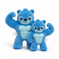 Nouvelle Peluche Muscle Stitch Star Fitness Unisexe 11-30cm Cadeau Saint-Valentin Rembourrée en Coton PP
