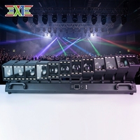 Barre de lumière LED mobile XJ 12 Yeux 12x60W RGBW 4-en-1 avec contrôle DMX512 pour Clubs et Discos