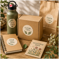 Etiquetas Adhesivas Yingao con Diseño de Hojas Botánicas, Resistentes al Agua y a los Arañazos, de Vinilo, para Cajas de Regalo, Frascos y Botellas Personalizadas