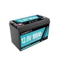 Kustomisasi Paket Baterai Lithium Ion LiFePO4 12.8V 100Ah 2000 Siklus -20-60 Performa Terbaik Pengganti untuk Aki Asam Timbal