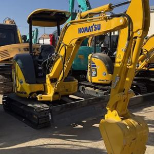 Excavadora Usada Komatsu30 de 3 Toneladas, Motor Original, Bomba PLC, Rodamiento, Caja de Cambios, Motor, Engranaje, Modelo 2024, 1 Año de Garantía, Cucharón de 0.38m - Product Image 1