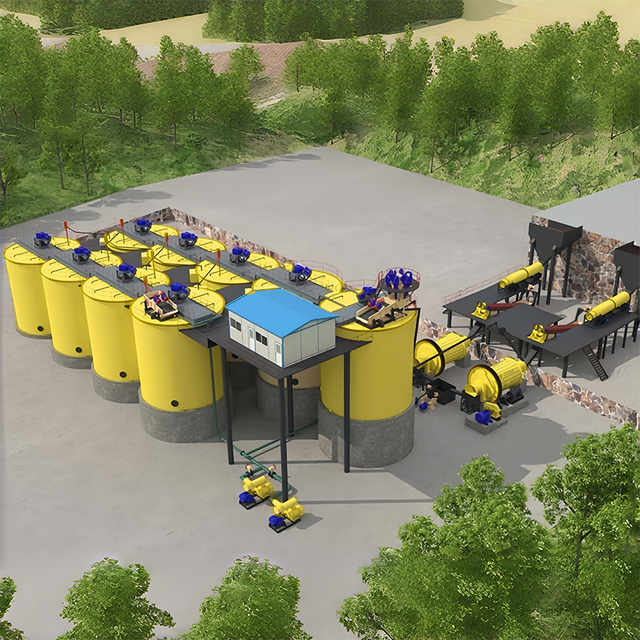 CIL Mining Processing Equipment Newest Gold CIL CIP Leaching Plant Rock Gold Processing Plant