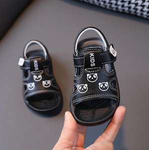 NUEVOS zapatos de cuero de verano para niños pequeños, sandalias para caminar para bebés, zapatos de playa antideslizantes, sandalias para niños - Product Image 2
