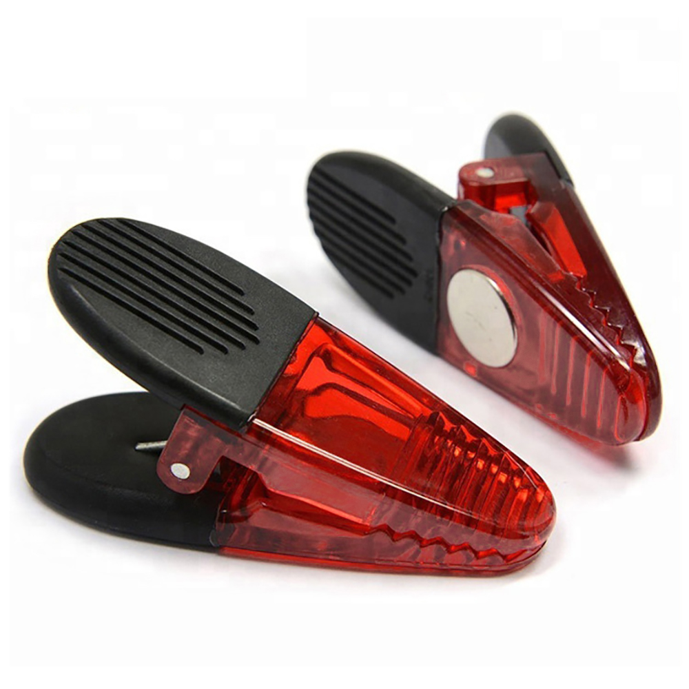 Прозрачный Пластиковый магнитный зажим для бумаги в форме крокодила на заказ, сверхпрочные зажимы для холодильника, держатель для записей