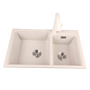 Évier de cuisine en pierre de Quartz fait à la main, de haute qualité, de différentes tailles - Product Image 3