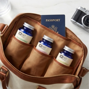 Bouteilles en verre à large ouverture de haute qualité pour les soins de santé, flacons de luxe en verre givré pour pilules et capsules - Product Image 4