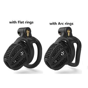 2023 yeni 3D baskı arı kovanı tasarım nefes horoz kafes <span class=keywords><strong>2</strong></span> türleri Penis yüzükler erkek bekaret cihazı yetişkin ürünleri seks oyuncakları - Product Image 1