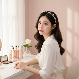 Elegante stile coreano turbante satinato tendenza moda accessori per capelli per le donne e le ragazze vendita calda all'ingrosso - Product Image 3