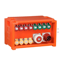 Tableau de distribution électrique industriel portable triphasé extérieur européen, haute puissance, compact, usage industriel