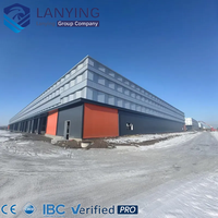 Fabricante de Edificios de Acero Prediseñados, Almacén Industrial, Fábrica, Almacén de Gran Envergadura con Panel Sándwich Aislado