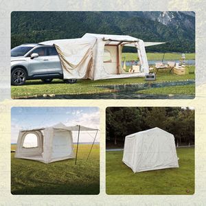Carpa Trasera Inflable para Coche, para las Cuatro Estaciones, Extensión para la Parte Trasera del Vehículo, Oxford Impermeable, Portátil, para Uso Nocturno, Apertura Automática Rápida - Product Image 5