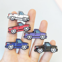 Épinglette personnalisée en métal en forme de voiture, épinglette en émail doux pour chapeau, épinglettes personnalisées avec votre logo de voiture