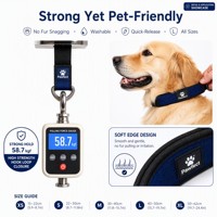 Cinta de Velcro para Productos para Mascotas, Material No Tóxico Seguro para Mascotas, Correa Ajustable para Collar y Correa, 1-25m/Rollo, 10-300mm
