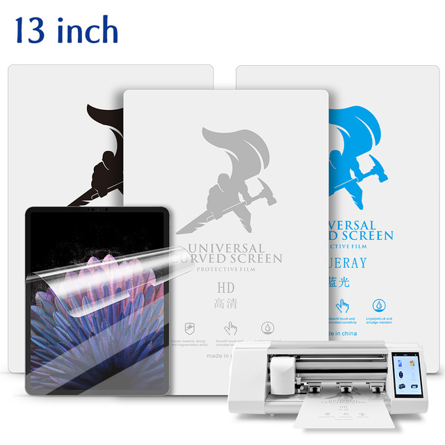 240*340mm Big Size Tpu Material Matte Anti-Blue Light HD Clear Hydrogel Film Screen Protector for Tablet Ipad